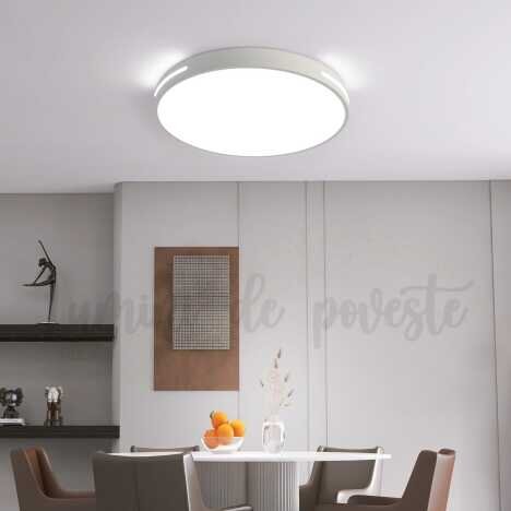 Lustra LED Baie 120W Universee Inspiration White  XL, LED inclus, 5 surse de iluminare, Lumina: Cald